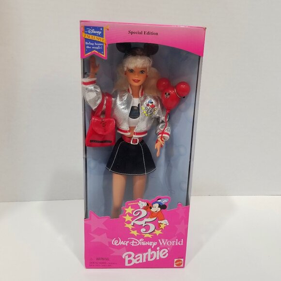 Mattel Other - Barbie 25th Anniversary Walt Disney World Doll, NRFB